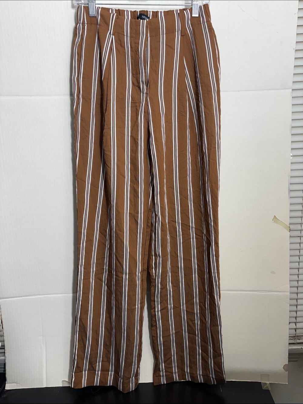 Mango Striped Brown Men’s Casual Trousers